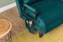 Atelier Del Sofa Sento Single - Verde Petróleo